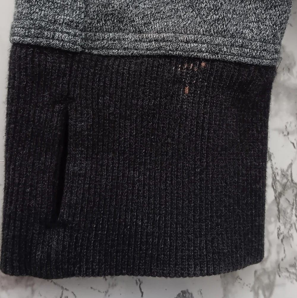 LULULEMON Karmacollected Jacket Heathered Speckled Black Women's 8 Zip Collared